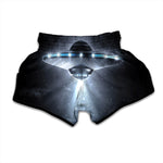 Dark Night UFO Print Muay Thai Boxing Shorts