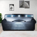 Dark Night UFO Print Sofa Cover