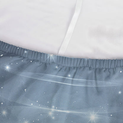 Dark Night UFO Print Sofa Cover
