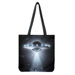 Dark Night UFO Print Tote Bag