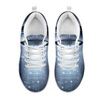 Dark Night UFO Print White Sneakers