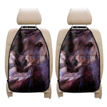 Dark Pink Horse Painting Print Car Seat Organizers