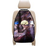 Dark Pink Horse Painting Print Car Seat Organizers