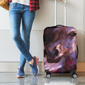 Dark Pink Horse Painting Print Luggage Cover