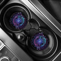 Dark Pisces Zodiac Sign Print Car Coasters