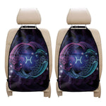 Dark Pisces Zodiac Sign Print Car Seat Organizers