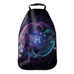 Dark Pisces Zodiac Sign Print Car Seat Organizers