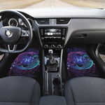 Dark Pisces Zodiac Sign Print Front Car Floor Mats