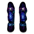 Dark Pisces Zodiac Sign Print Muay Thai Shin Guards