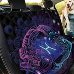 Dark Pisces Zodiac Sign Print Pet Car Back Seat Cover