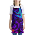 Dark Psychedelic Trippy Print Apron