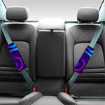 Dark Psychedelic Trippy Print Car Seat Belt Covers