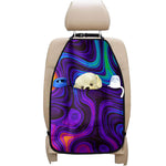 Dark Psychedelic Trippy Print Car Seat Organizers