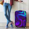 Dark Psychedelic Trippy Print Luggage Cover