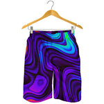 Dark Psychedelic Trippy Print Men's Shorts