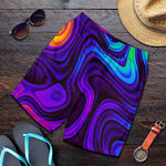 Dark Psychedelic Trippy Print Men's Shorts