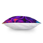 Dark Psychedelic Trippy Print Pillow Cover