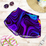 Dark Psychedelic Trippy Print Women's Shorts