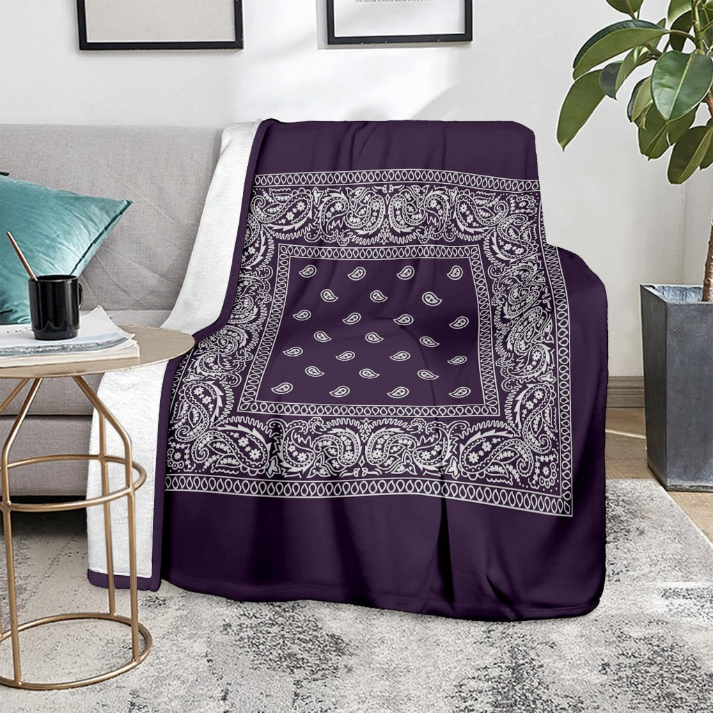 Dark purple online blanket