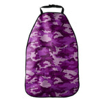 Dark Purple Camouflage Print Car Seat Organizers