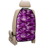 Dark Purple Camouflage Print Car Seat Organizers