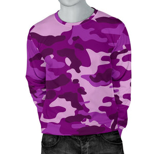 Purple camo online sweatshirt