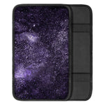 Dark Purple Cosmos Galaxy Space Print Car Center Console Cover
