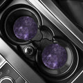 Dark Purple Cosmos Galaxy Space Print Car Coasters