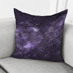 Dark Purple Cosmos Galaxy Space Print Pillow Cover