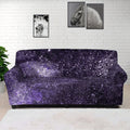 Dark Purple Cosmos Galaxy Space Print Sofa Cover