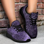 Dark Purple Cosmos Galaxy Space Print Sport Shoes GearFrost