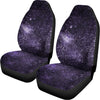 Dark Purple Cosmos Galaxy Space Print Universal Fit Car Seat Covers