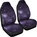 Dark Purple Cosmos Galaxy Space Print Universal Fit Car Seat Covers