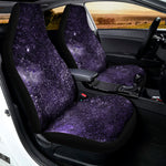 Dark Purple Cosmos Galaxy Space Print Universal Fit Car Seat Covers