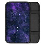 Dark Purple Galaxy Outer Space Print Car Center Console Cover