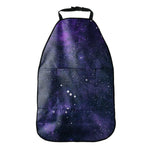 Dark Purple Galaxy Outer Space Print Car Seat Organizers