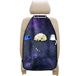 Dark Purple Galaxy Outer Space Print Car Seat Organizers