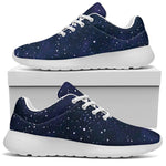 Dark Purple Galaxy Outer Space Print Sport Shoes GearFrost
