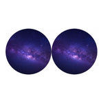 Dark Purple Milky Way Galaxy Space Print Car Coasters