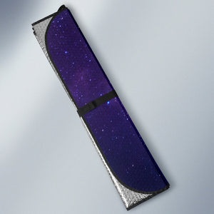 Dark Purple Milky Way Galaxy Space Print Car Sun Shade GearFrost