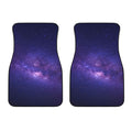 Dark Purple Milky Way Galaxy Space Print Front Car Floor Mats