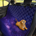 Dark Purple Milky Way Galaxy Space Print Pet Car Back Seat Cover