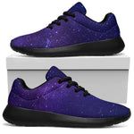 Dark Purple Milky Way Galaxy Space Print Sport Shoes GearFrost