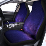 Dark Purple Milky Way Galaxy Space Print Universal Fit Car Seat Covers