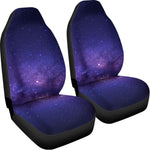 Dark Purple Milky Way Galaxy Space Print Universal Fit Car Seat Covers