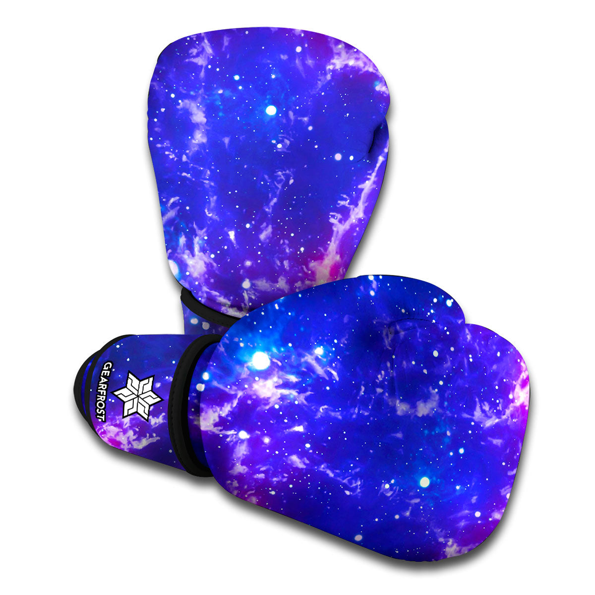 Dark Purple Universe Galaxy Space Print Boxing Gloves
