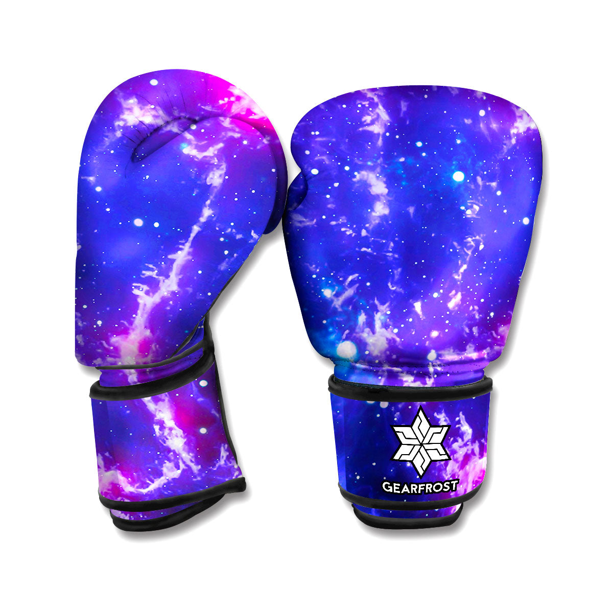 Dark Purple Universe Galaxy Space Print Boxing Gloves
