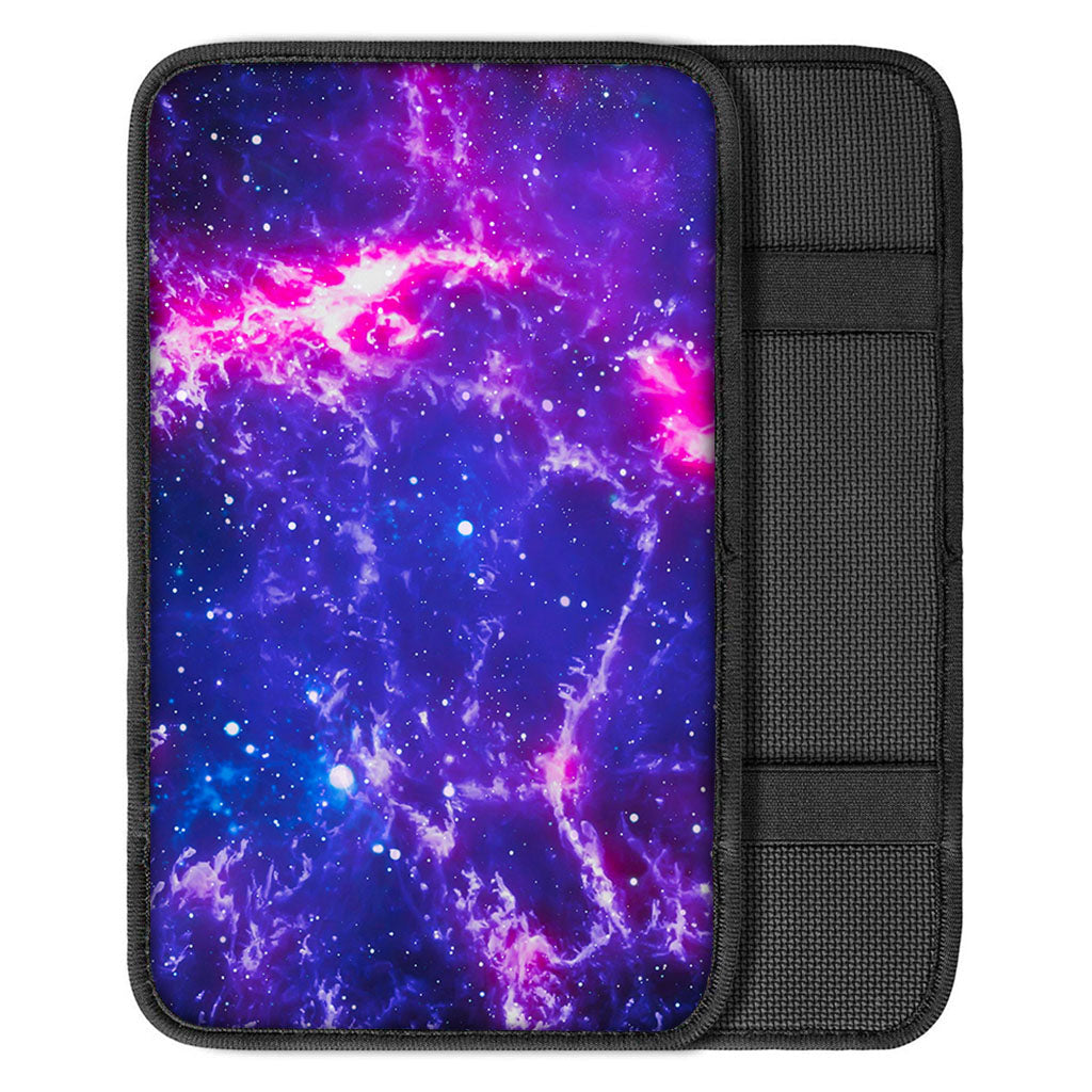 Dark Purple Universe Galaxy Space Print Car Center Console Cover