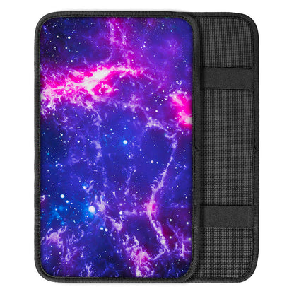 Dark Purple Universe Galaxy Space Print Car Center Console Cover