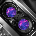 Dark Purple Universe Galaxy Space Print Car Coasters